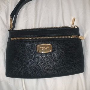 MK Gold Logo Wristlet